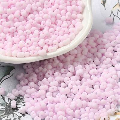 Glass Frosted Seed Beads