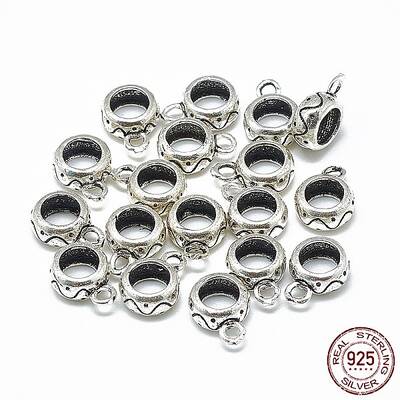 Thai 925 Sterling Silver Tube Bails