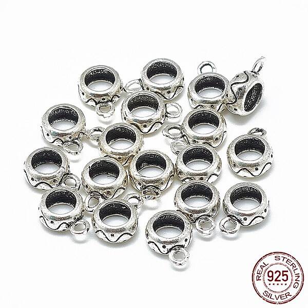 Thai 925 Sterling Silver Tube Bails
