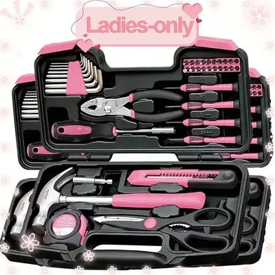Women's 39/24 Piece tool sets only,Gadget Set An Advanced Toolset Designed For Women That Includes Gadgets Such As Hammers, G...