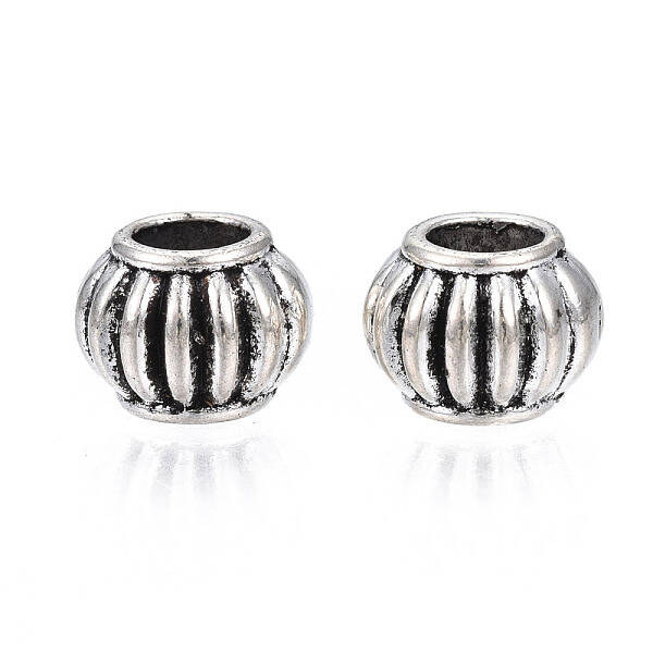 Tibetan Style Alloy European Beads