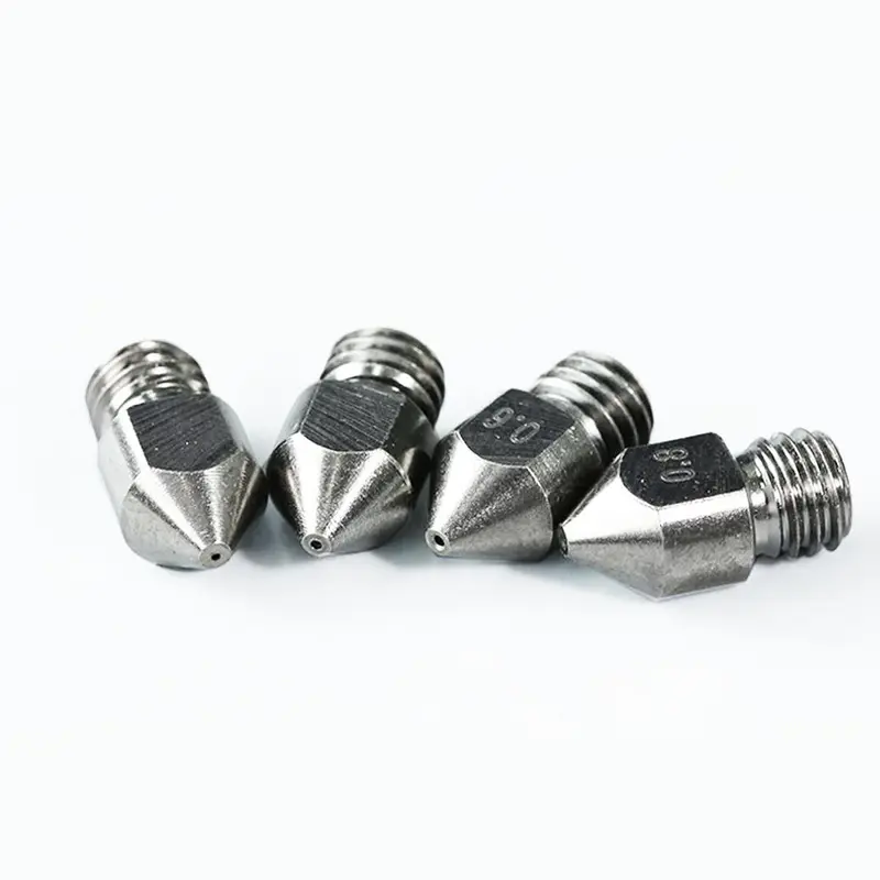 Nozzle Kit 10PCS MK8 Hardened Steel Nozzles