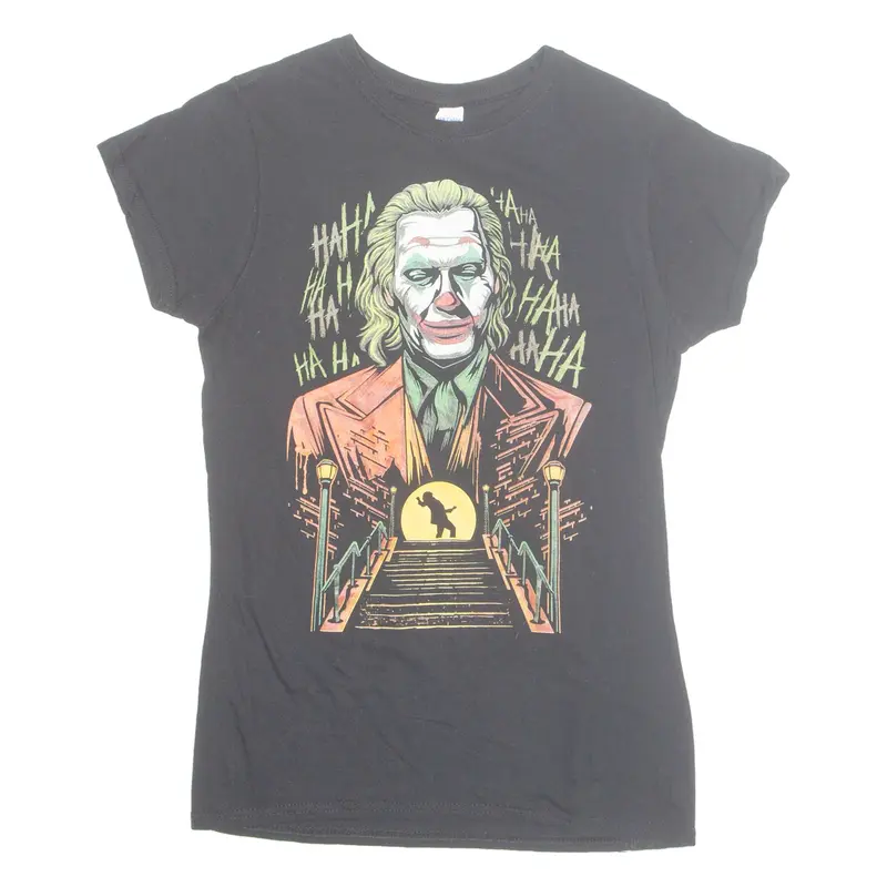 GILDAN Joker Womens T-Shirt Black M