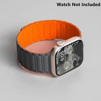 Silicone Watch Band, Magnetic Watch Band for Apple Watch Ultra 2 49mm 42mm 46mm 44mm 45mm 40mm 41mm, Smart Watch Accessories,...