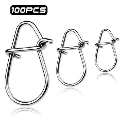 Fishing Snap Pin 00#-4# Clip Duo-Lock Snap