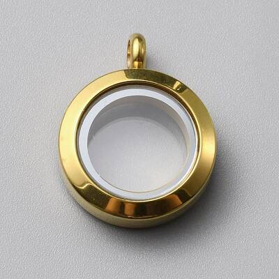 304 Stainless Steel Locket Pendants