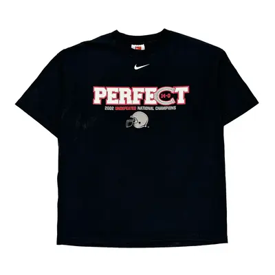Ohio State Buckeyes Nike Ncaa T-Shirt - Large Black Cotton