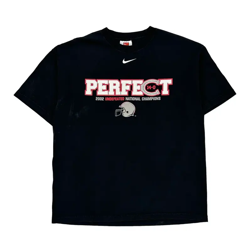Ohio State Buckeyes Nike Ncaa T-Shirt - Large Black Cotton