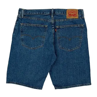 505 Levis Denim Shorts - 34W 10L Blue Cotton