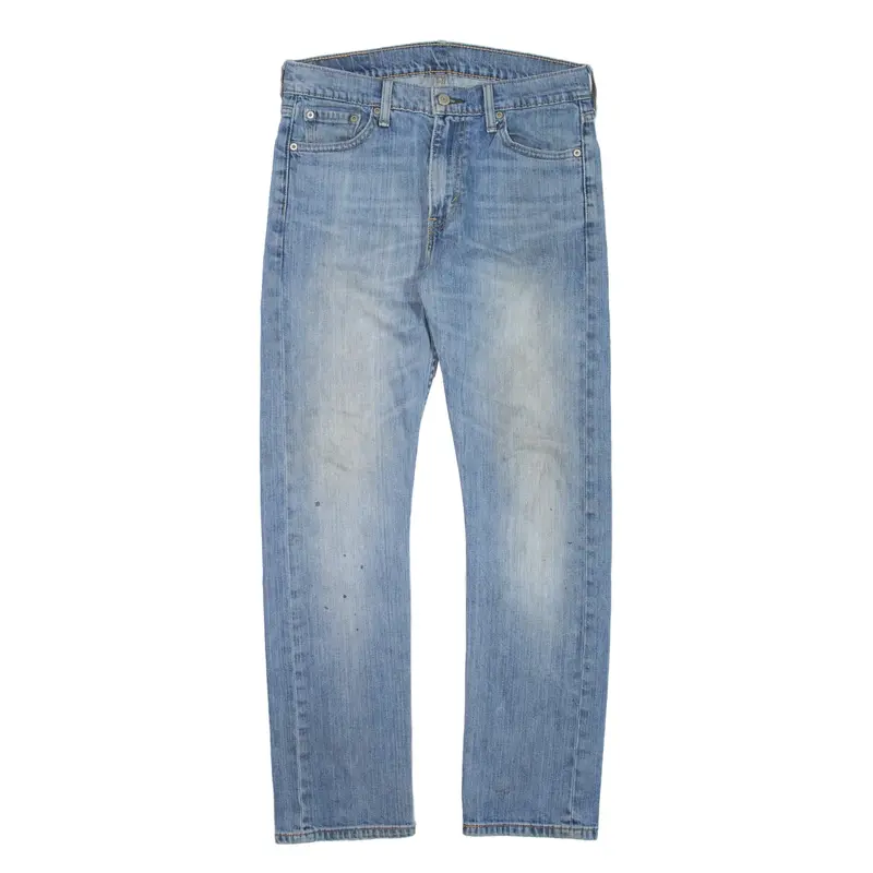 LEVI'S 513 Jeans Blue Denim Slim Straight Mens W30 L30