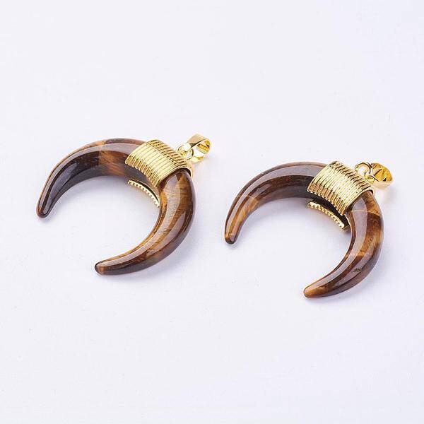 Natural Tiger Eye Pendants