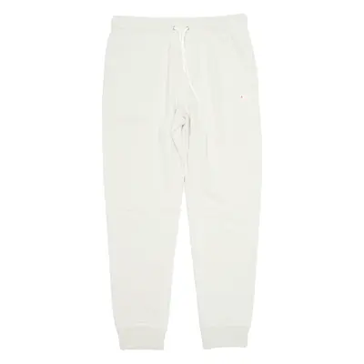 CHAMPION Mens Joggers Cream Tapered L W33 L31
