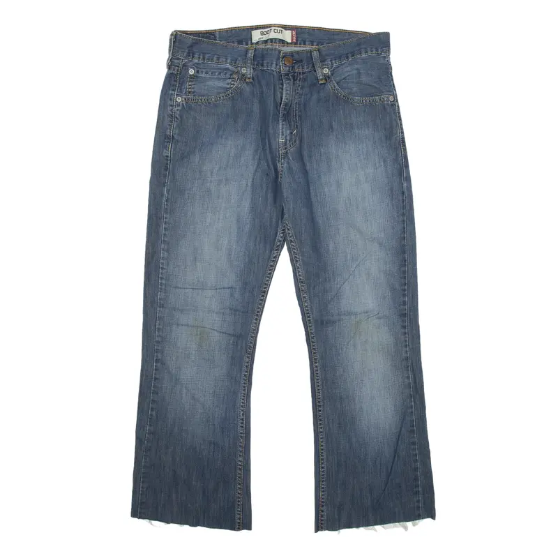 LEVI'S 527 Jeans Blue Denim Regular Bootcut Mens W32 L26