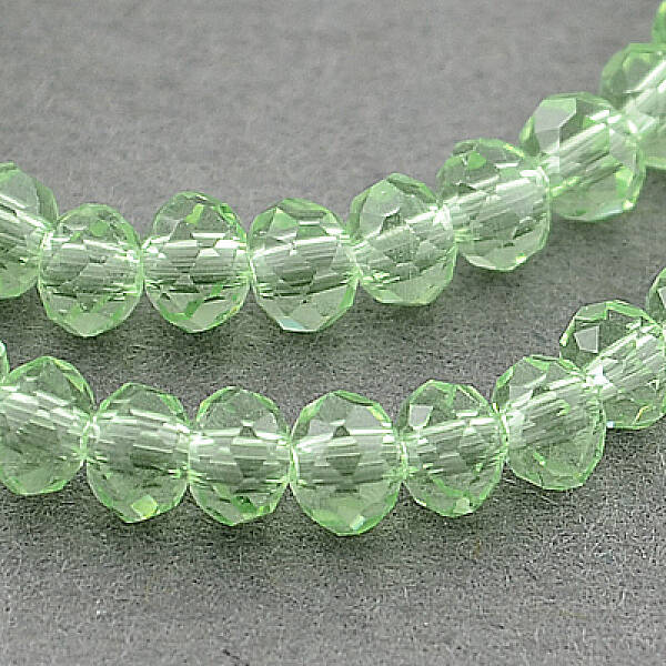 Transparent Glass Beads Strands