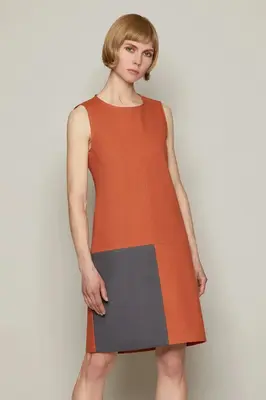 Bella Dress (Brick) | size: M