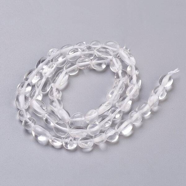 Natural Quartz Crystal Beads Strands