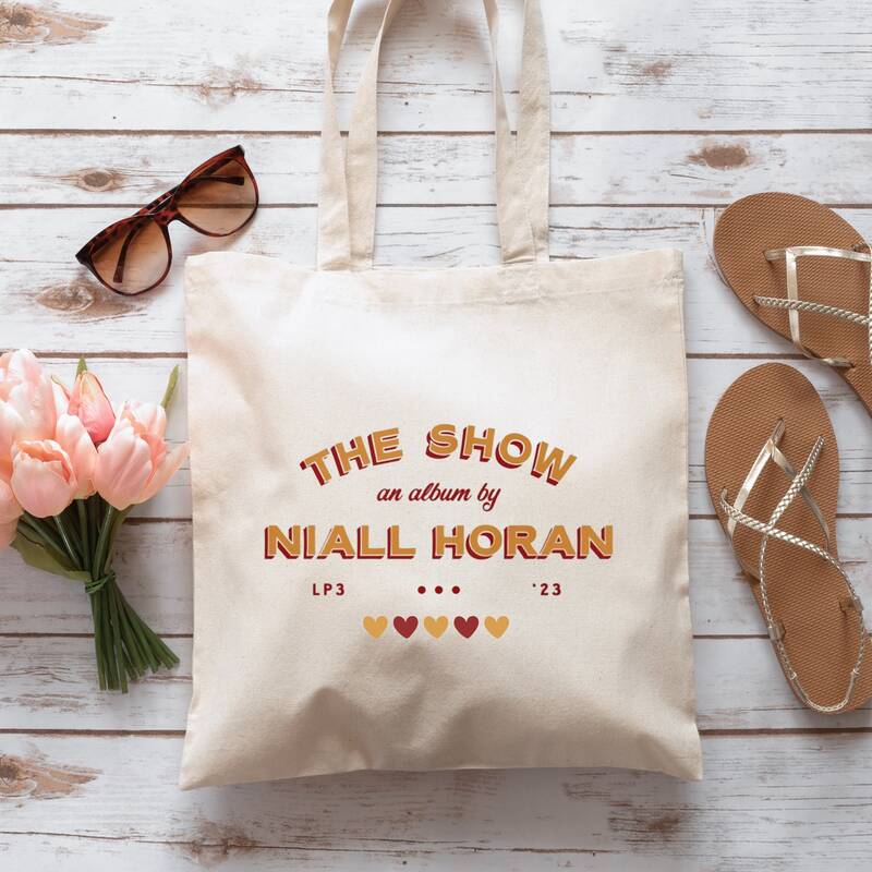 Niall Horan, This Show Album Tote Bag, Fan Merch, Retro Style