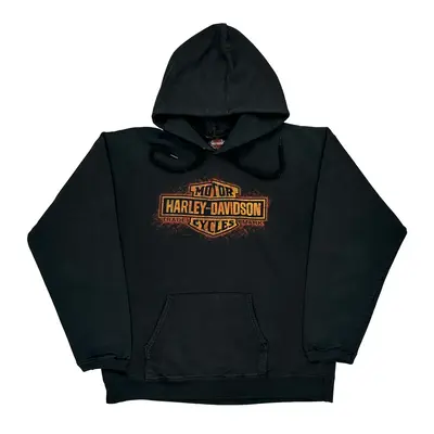 Barnes Harley-Davidson Langley, Bc Canada Harley Davidson Graphic Hoodie - XL Black Cotton