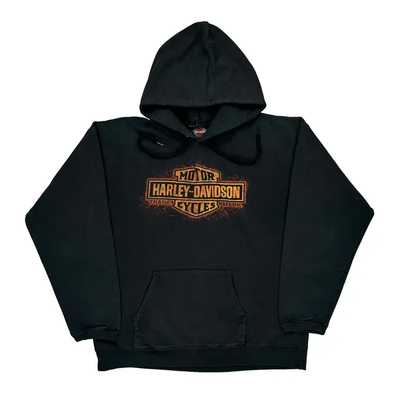 Barnes Harley-Davidson Langley, Bc Canada Harley Davidson Graphic Hoodie - XL Black Cotton