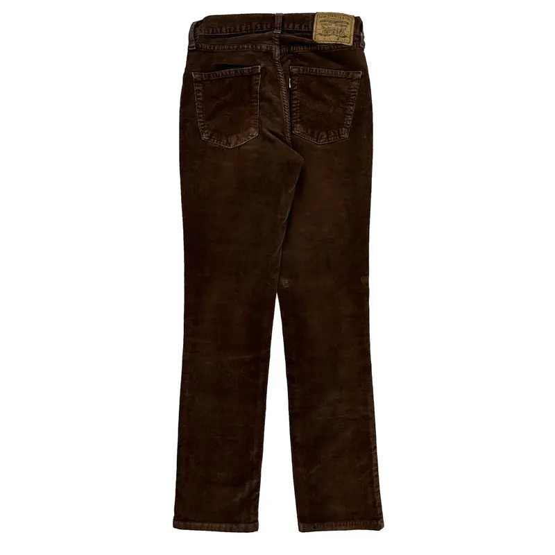 Levis Cord Trousers - 26? Waist Brown Cotton Blend | Size: 26″ waist