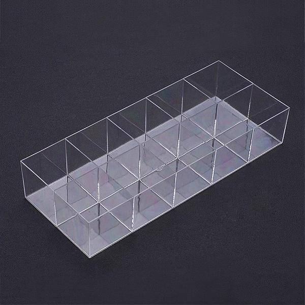 10 Compartments Rectangle Plastic Bead Storage Containers