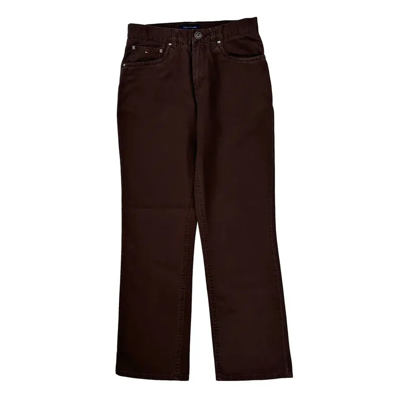 Tommy Hilfiger Trousers - 28W UK 8 Brown Cotton