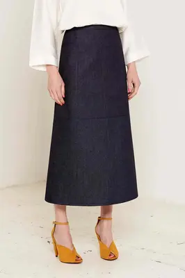 Joan Denim Skirt | size: XS