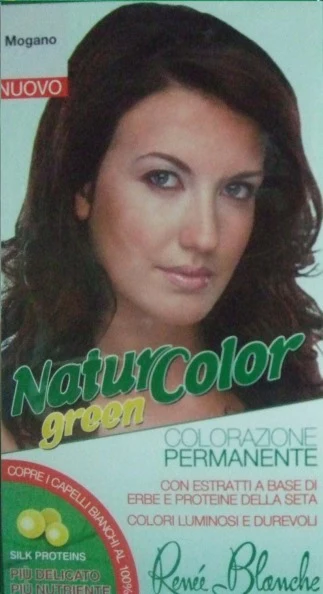 Renee Blanche Hair Dye Permanent Coloration Natural Natur Color Greenmahogany Mahogany