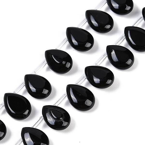 Natural Black Onyx(Dyed & Heated) Beads Strands