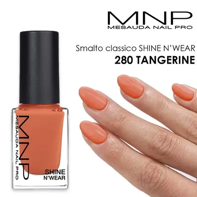 Mnp shine n'wear classic nail polish 280 tangerine