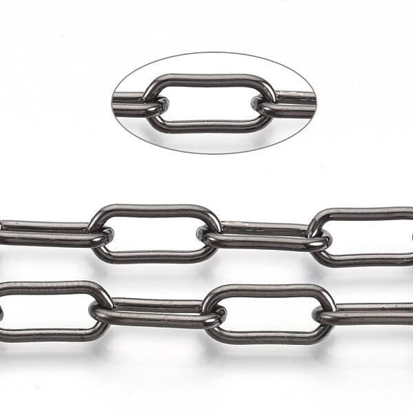 Unwelded Iron Paperclip Chains