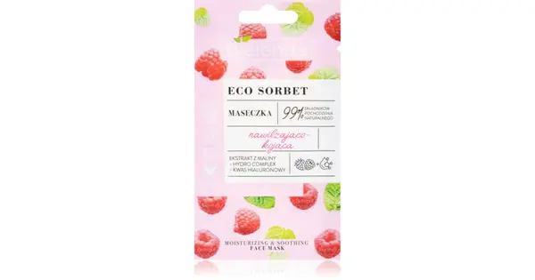 Bielenda Eco Raspberry Sorbet Soothing Mask 1 pc