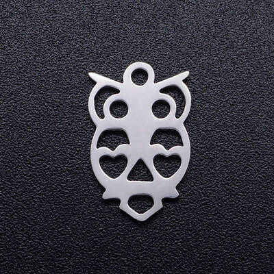 Tarnish Resistant 201 Stainless Steel Hollow Charms
