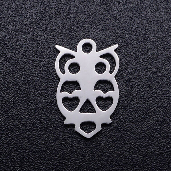 Tarnish Resistant 201 Stainless Steel Hollow Charms