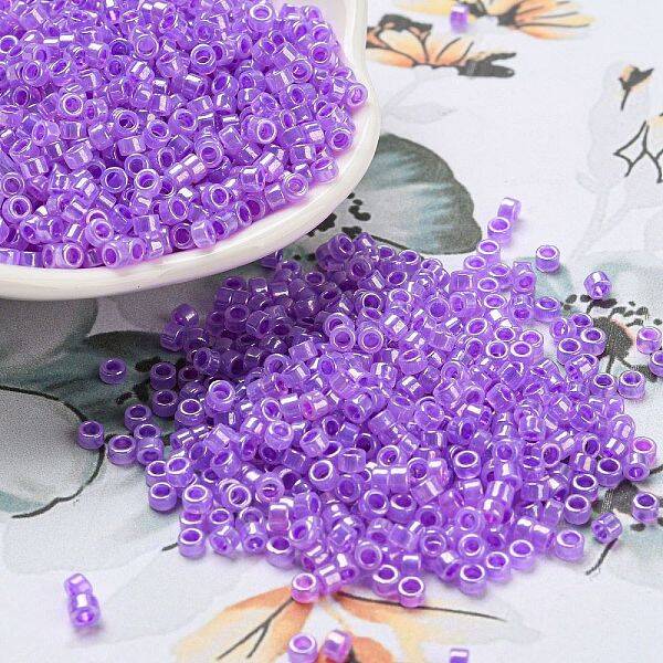 Electroplate Transparent Glass Seed Beads