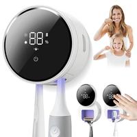 3 in 1 Smart Toothbrush Sterilizer, 1 Box Automatic Opening Toothbrush Sterilizer with Led Screen, Portable Toothbrush Razor ...