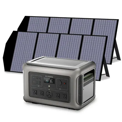 ALLPOWERS Solar Generator Kit 3200W Power Station 140W Solar Panel