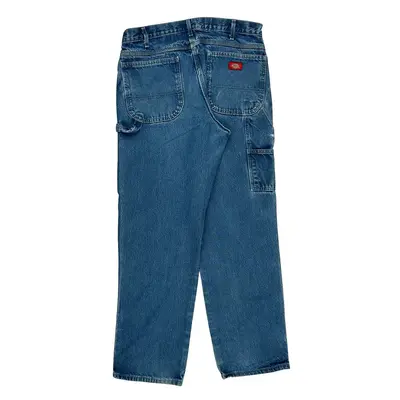 Dickies Carpenter Jeans - 34W 31L Blue Cotton