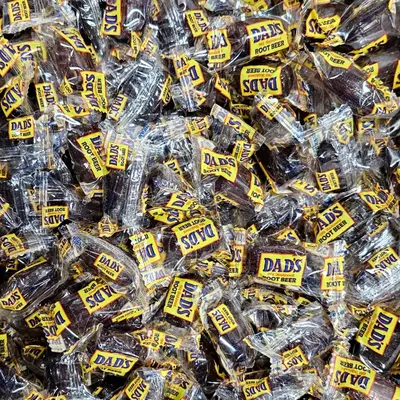 Dad's Old Fashioned Root Beer Barrels Individually Wrapped, 1 Lb.