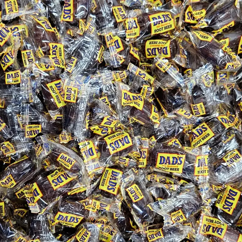 Dad's Old Fashioned Root Beer Barrels Individually Wrapped, 1 Lb.