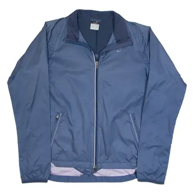 NIKE Clima Fit Mens Windbreaker Jacket Blue S