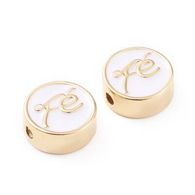 Brass Enamel Beads