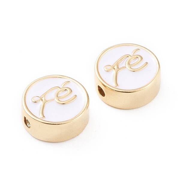 Brass Enamel Beads