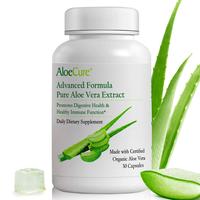 AloeCure Aloe Vera Capsules, 30 Capsules Organic Aloe Vera, 160,000mg Aloe Vera Equivalent Support Gut Health & Digestive Com...