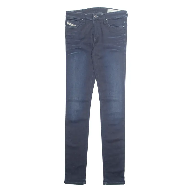 DIESEL Mens Jeans Blue Regular Tapered Stone Wash W26 L32