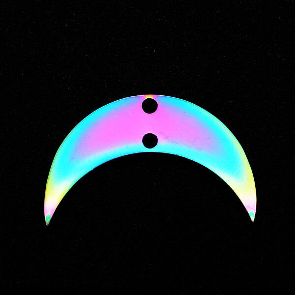 201 Stainless Steel 2-Loop Link Pendants