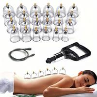 Cupping & Gua Sha Set, 24pcs/box Manual Massage Tool with Accessories, Professional Massage Tool for Home & Spa, Body Care Sp...