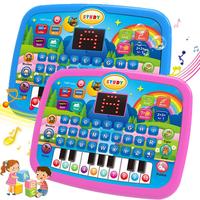 Multifunctional Learning Tablet Toy, 1 Count Letter & Number & Music Function Educational Toy, Early Education & Enlightenmen...