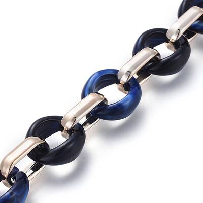 Transparent Acrylic Handmade Cable Chain
