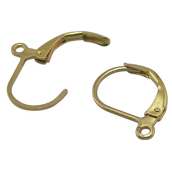 Brass Leverback Earring Findings